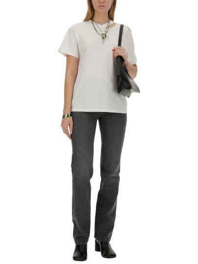 Mm6 Maison Margiela T-Shirt With Safety Pins - MAISON MARGIELA - BALAAN 2