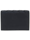 Intrecciato Folding Card Wallet Black - BOTTEGA VENETA - BALAAN 5