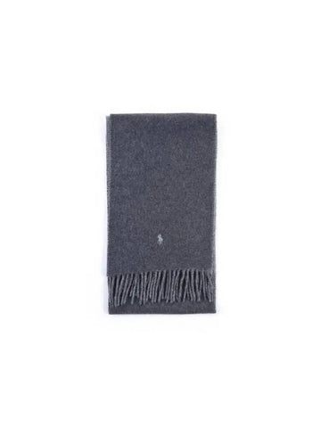 PC0455 036 Pony Reversible Fringe Muffler - POLO RALPH LAUREN - BALAAN 1