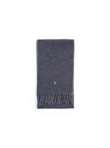 PC0455 036 Pony Reversible Fringe Muffler - POLO RALPH LAUREN - BALAAN 1