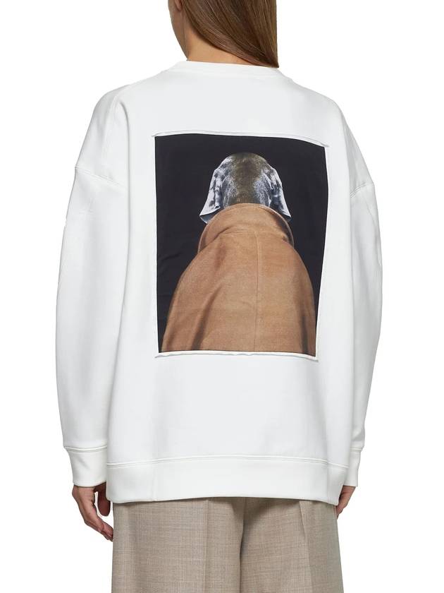 Bacco Sweatshirt White - MAX MARA - BALAAN 5