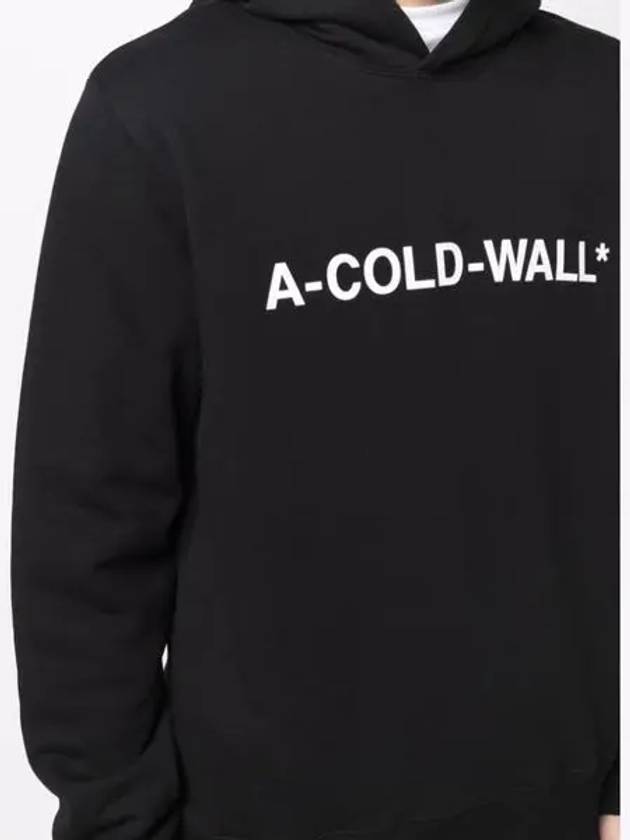 Essential Logo Hoodie Black - A-COLD-WALL - BALAAN 7