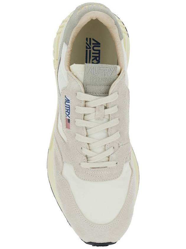 'Reel Wind' Grey Low Top Sneakers With Logo Detail In Suede Man - AUTRY - BALAAN 4