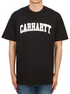 University Short Sleeve T-Shirt Black - CARHARTT WIP - BALAAN 2