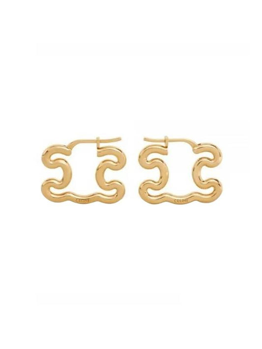 Triomphe frame large earrings - CELINE - BALAAN 1