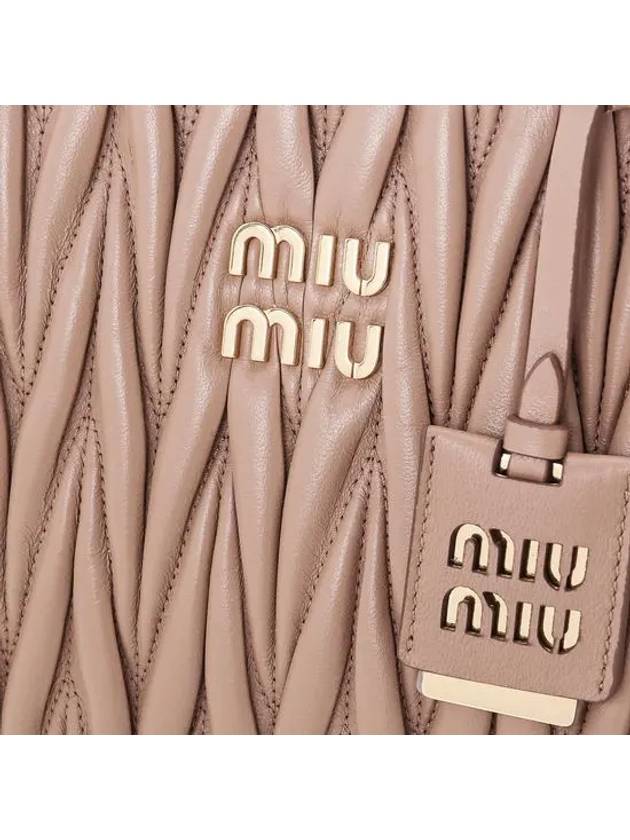 Materasse Nappa Leather Tote Bag Beige - MIU MIU - BALAAN 7