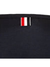 Men's Medium Weight Jersey Tipped Pocket Crewneck Short Short Sleeve T-Shirt Navy - THOM BROWNE - BALAAN 4