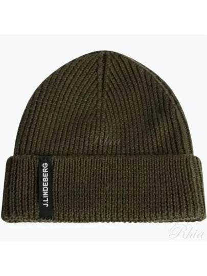 Men's Juan Merino Beanie Green - J.LINDEBERG - BALAAN 2