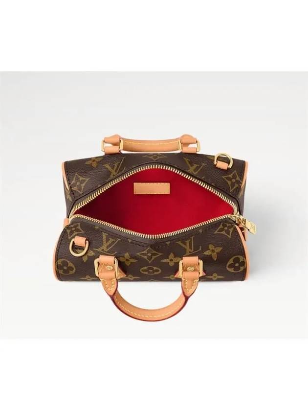 Nano Speedy Dating Monogram Tote Bag Brown - LOUIS VUITTON - BALAAN 4