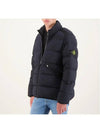 Seamless Tunnel Nylon Down TC Padding Navy - STONE ISLAND - BALAAN 5