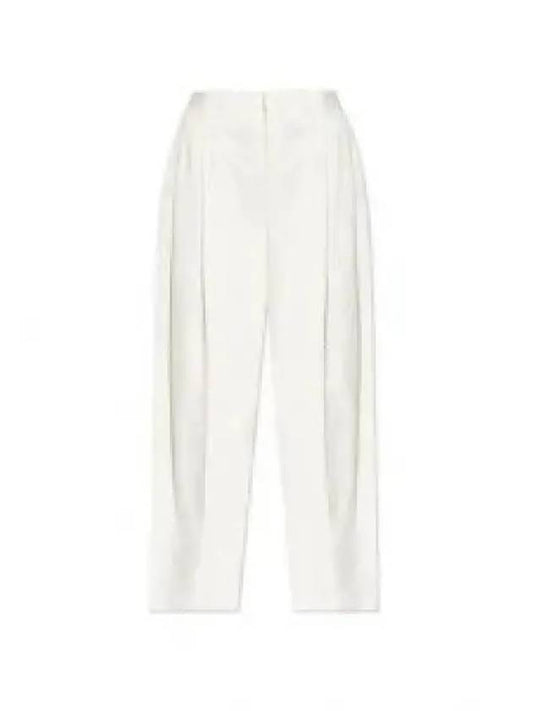 SN Bottega Veneta White wide tapered leg trousers with a fl 799335 V4CS0 3043F - BOTTEGA VENETA - BALAAN 2