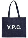 Daniela Denim Tote Bag Navy - A.P.C. - BALAAN 2