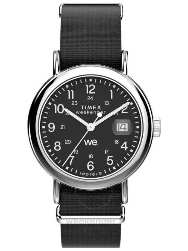 Timex Weekender Quartz Black Dial Unisex Watch TW2W85700 - TIMEX - BALAAN 1