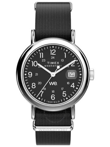 Timex Weekender Quartz Black Dial Unisex Watch TW2W85700 - TIMEX - BALAAN 1