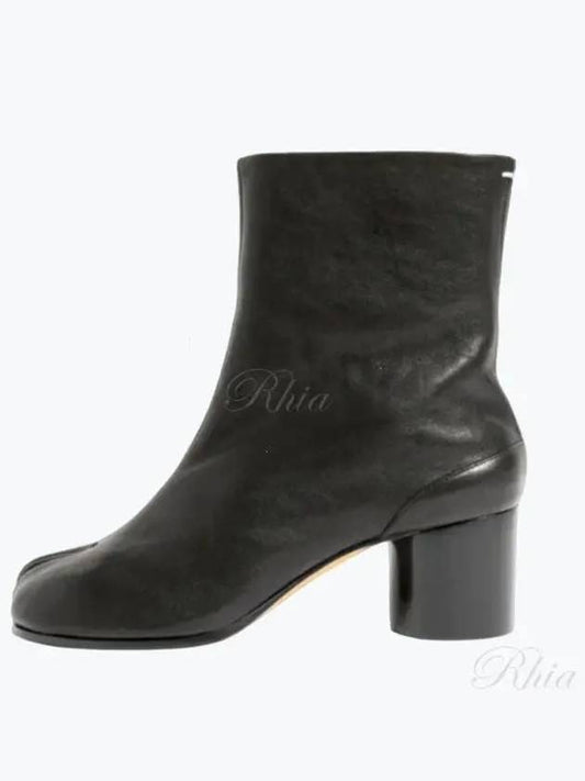 Tabi Lambskin Ankle Middle Boots Black - MAISON MARGIELA - BALAAN 2