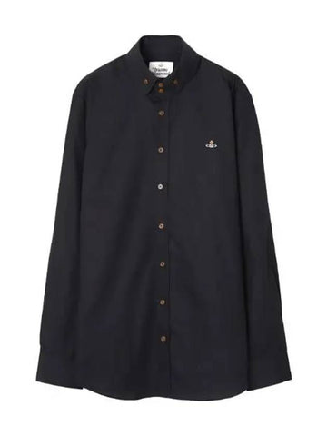 Two Button Cotton Shirt Men Long Sleeve - VIVIENNE WESTWOOD - BALAAN 1