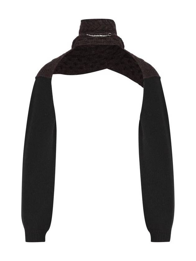 Long Sleeve Wool Turtleneck Dark Purple - FENDI - BALAAN 3