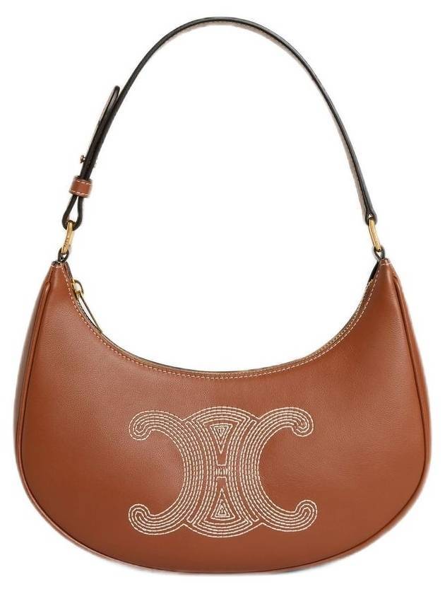 Triomphe Ava Shoulder Bag Tan - CELINE - BALAAN 1