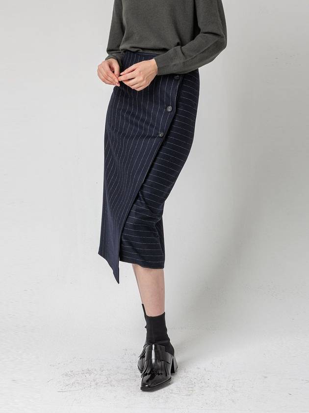 WRAP STYLE SKIRTNAVY - PAGE STUDIO - BALAAN 4