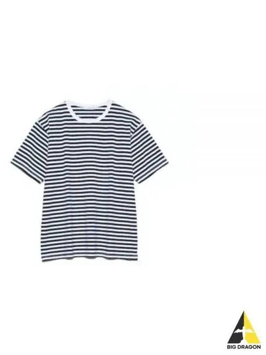 24 COOLMAX Stripe Jersey Tee SUHS425 NW T shirt - NANAMICA - BALAAN 1