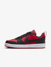 Court Borough Recraft Low Top Sneakers Black University Red - NIKE - BALAAN 2