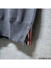 Milano Stitch 4-Bar Cardigan Medium Grey - THOM BROWNE - BALAAN 5