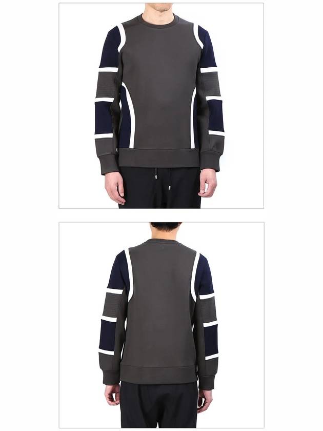 Men's Neoprene Sweatshirt Black - NEIL BARRETT - BALAAN 3