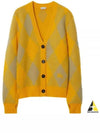 Argyle Wool Cardigan Yellow - BURBERRY - BALAAN 2