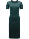 Women's ORB Knit Blend Short Dress Emerald Green - VIVIENNE WESTWOOD - BALAAN 2