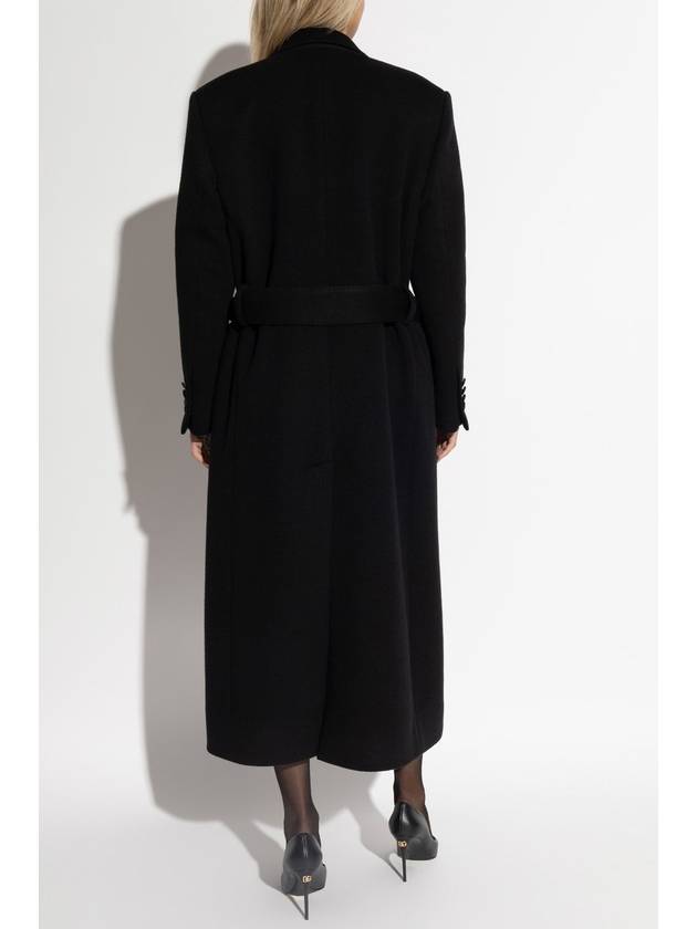 Dolce & Gabbana Cashmere Coat, Women's, Black - DOLCE&GABBANA - BALAAN 4