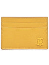 TB Grainy Leather Card Wallet Marigold - BURBERRY - BALAAN 2