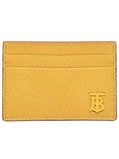 TB Grainy Leather Card Wallet Marigold - BURBERRY - BALAAN 2