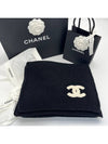 CC logo cashmere muffler black AAA397 - CHANEL - BALAAN 1