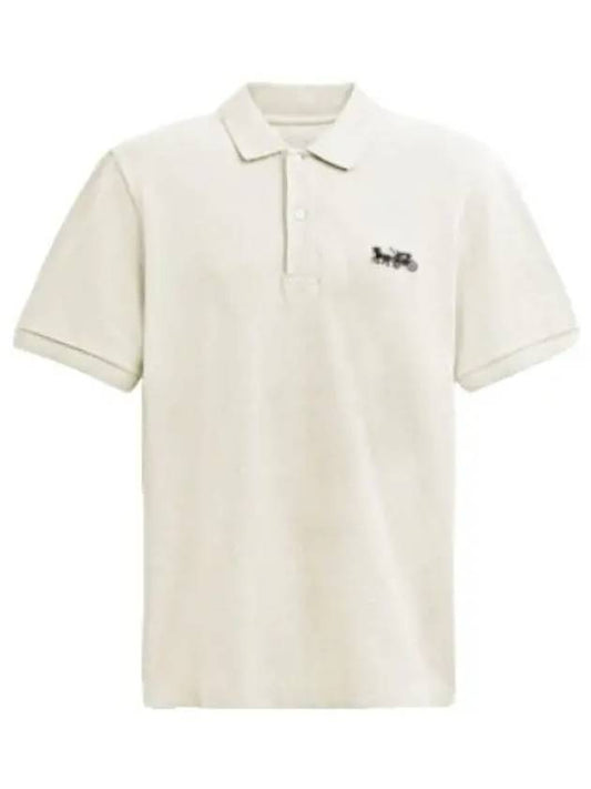 Horse and Carriage Classic Polo Collar T Shirt - COACH - BALAAN 1