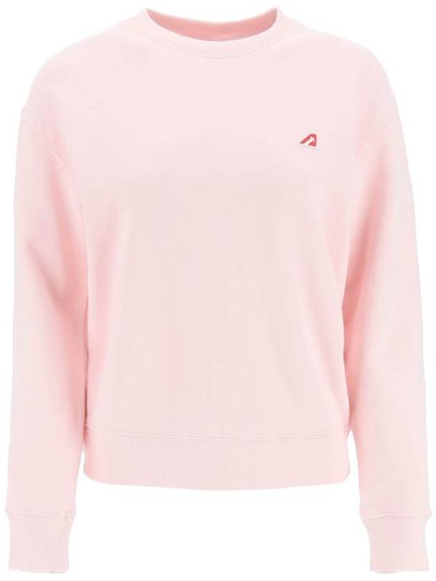 Women's Tennis Academy Sweatshirt Pink - AUTRY - BALAAN 2