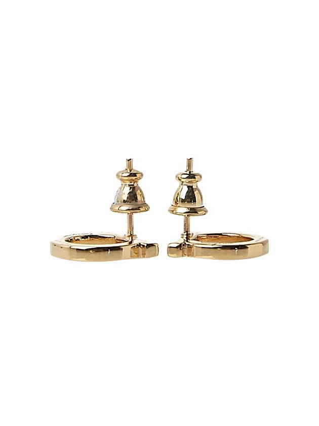 Gancini Earrings Gold - SALVATORE FERRAGAMO - BALAAN 4