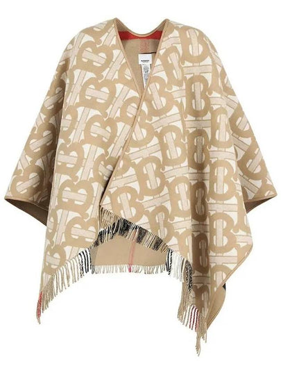 Reversible TB Monogram Check Cape Beige - BURBERRY - BALAAN 2