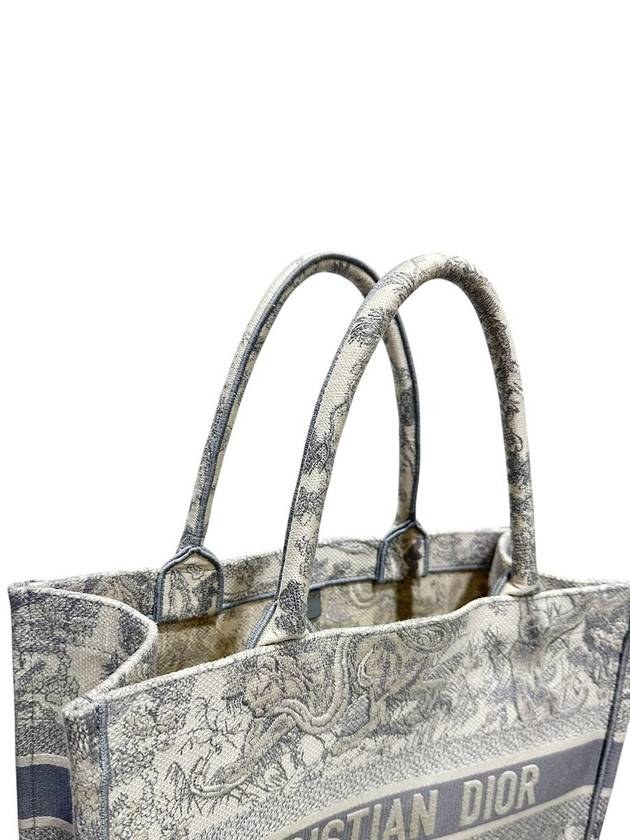 M1296ZTDT M932 Gray Medium Dioriviera Book Tote Bag - DIOR - BALAAN 7