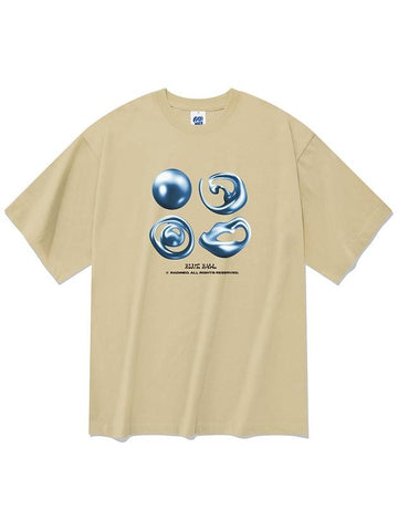 20 count blue ball short sleeve tshirt beige - RADINEO - BALAAN 1