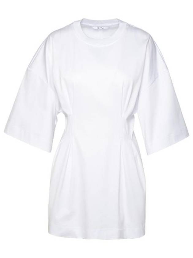 Giotto cotton jersey short sleeve t shirt white - MAX MARA - BALAAN 1