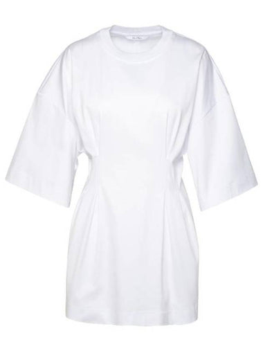 Giotto cotton jersey short sleeve t shirt white - MAX MARA - BALAAN 1