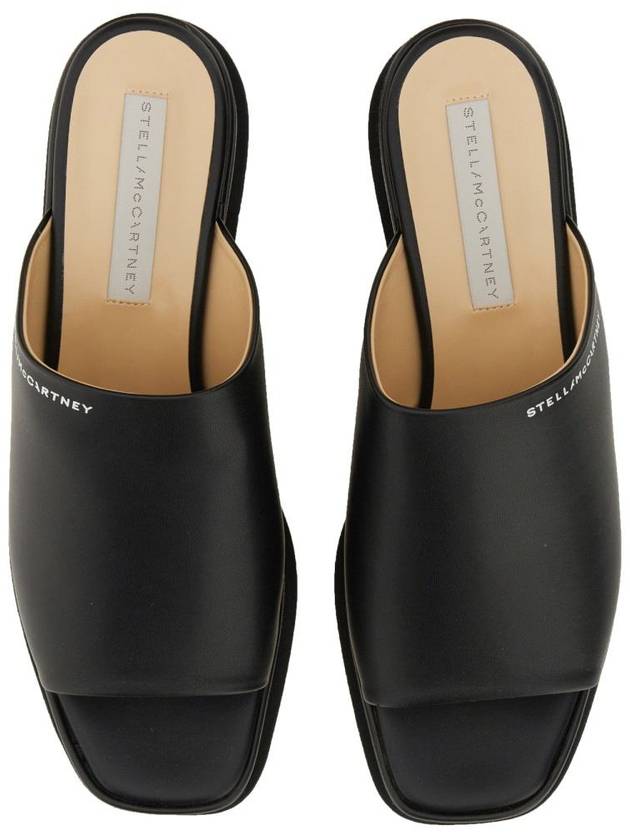 Sneak Ellis Platform Slippers Black - STELLA MCCARTNEY - BALAAN 3