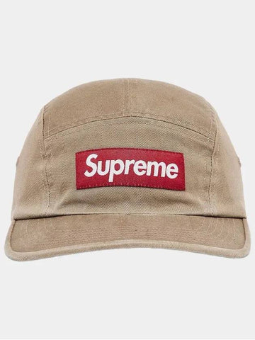 Washed Chino Twill Camp Cap Hat Tan FW24H7 - SUPREME - BALAAN 1