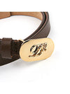 BE5104 V243 50 gold skinny belt - DSQUARED2 - BALAAN 1