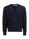 Striped Wool Cardigan Navy - BURBERRY - BALAAN 2