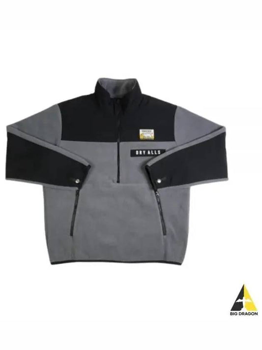 HM26JK040 GRE Fleece Half Zip up - HUMAN MADE - BALAAN 1