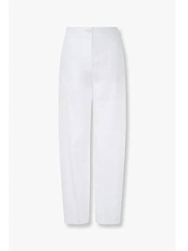 Women s Easy Cotton Linen Pants White - ARMANI EXCHANGE - BALAAN 1