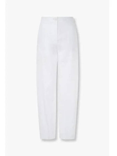 Women s Easy Cotton Linen Pants White - ARMANI EXCHANGE - BALAAN 1