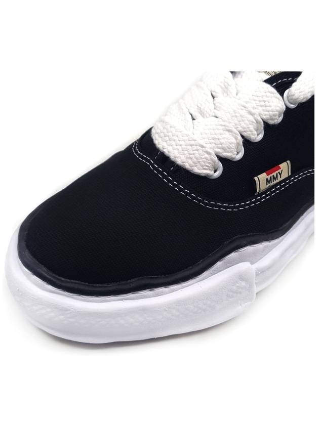 Baker OG Sole Canvas Low Top Sneakers Black - MAISON MIHARA YASUHIRO - BALAAN 6