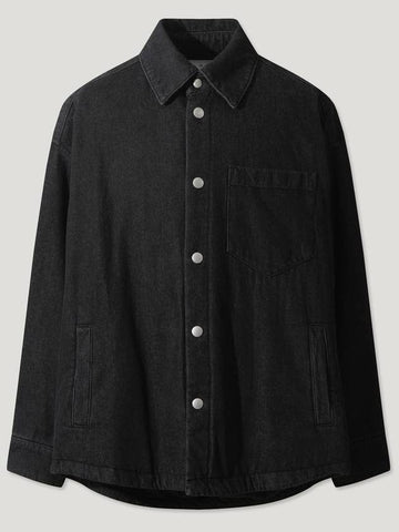 Oversized padded denim shirt - IRO - BALAAN 1